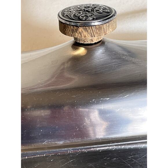 International Decorator 18-8 Stainless Set Vintage Covered Butter Dish - Picture 7 of 12